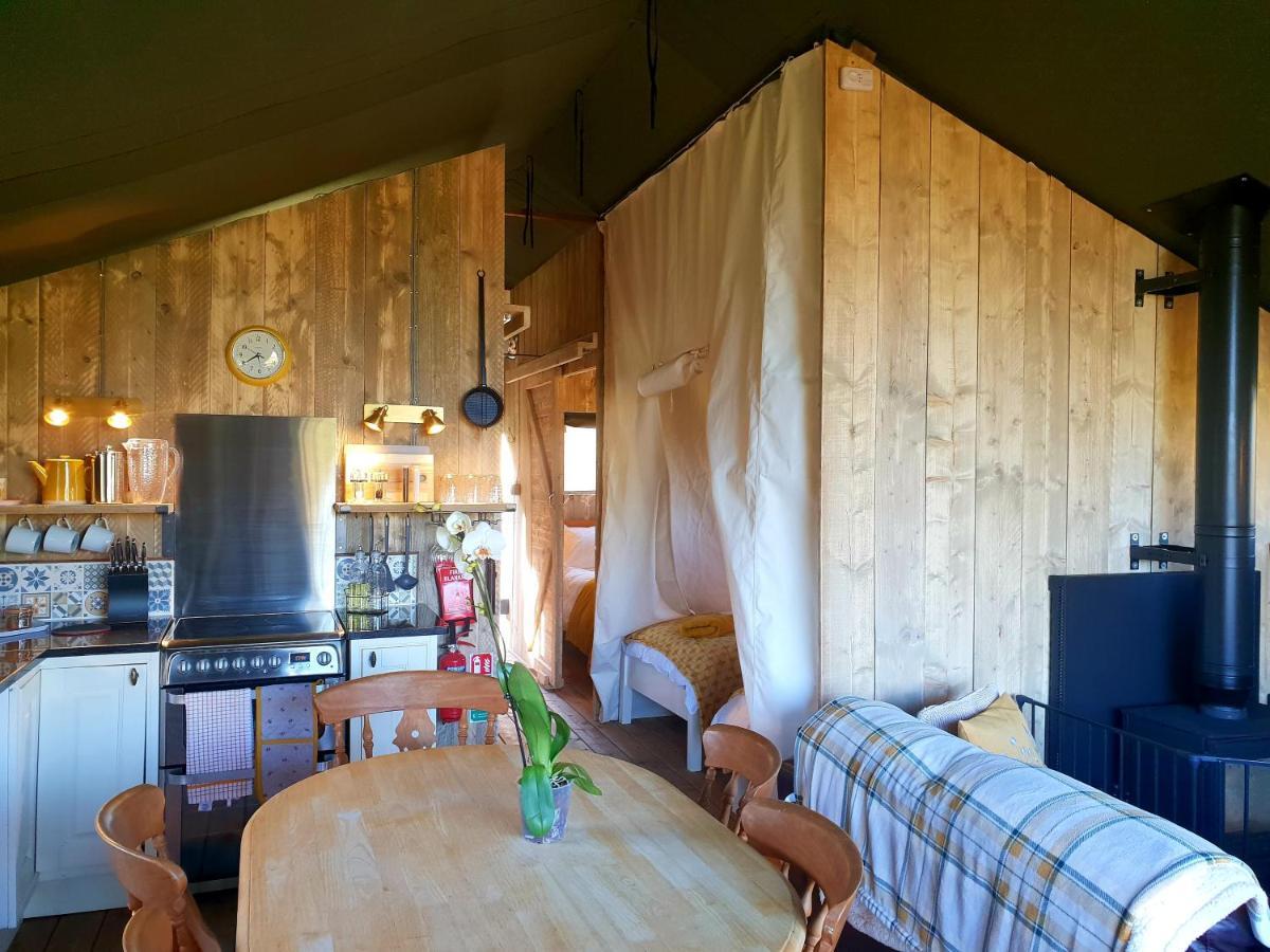 Brackenhill Glamping - Safari Tent With Hot Tub - Sleeps 6 Ivybridge Esterno foto